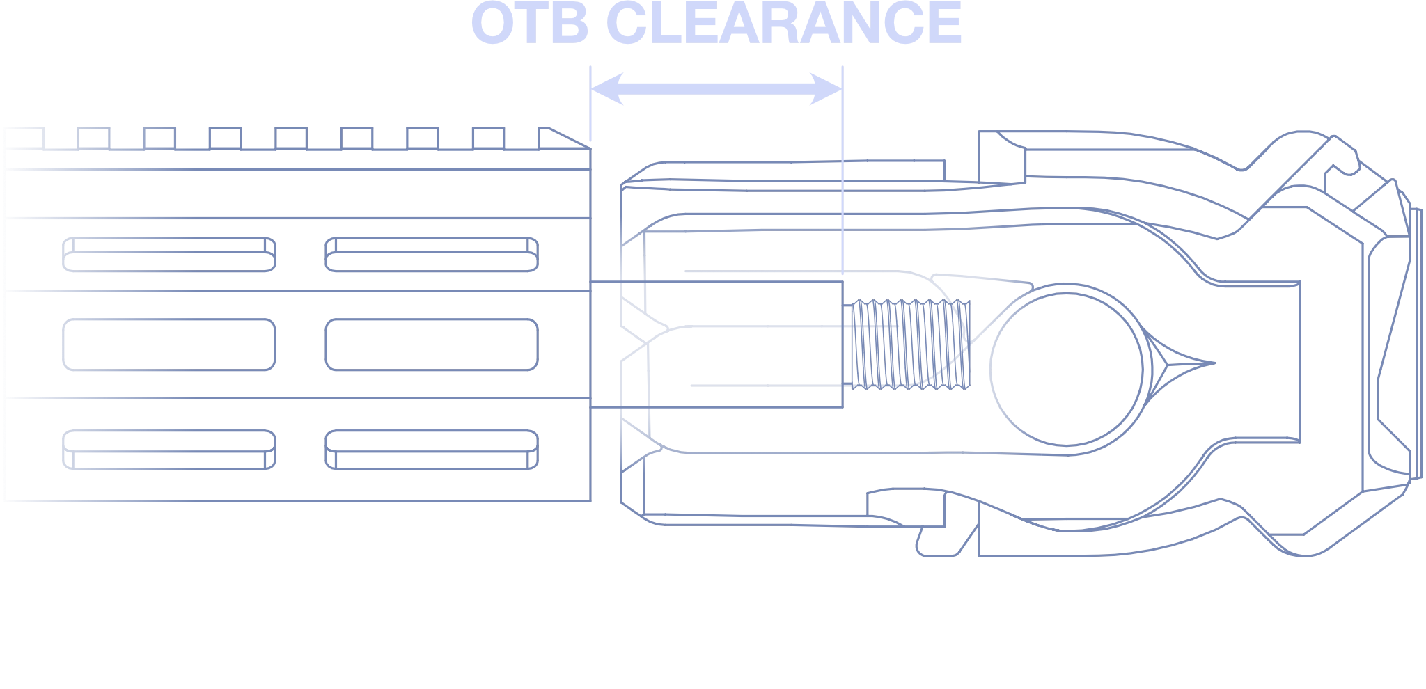 Shoulder OTB Clearance Side View