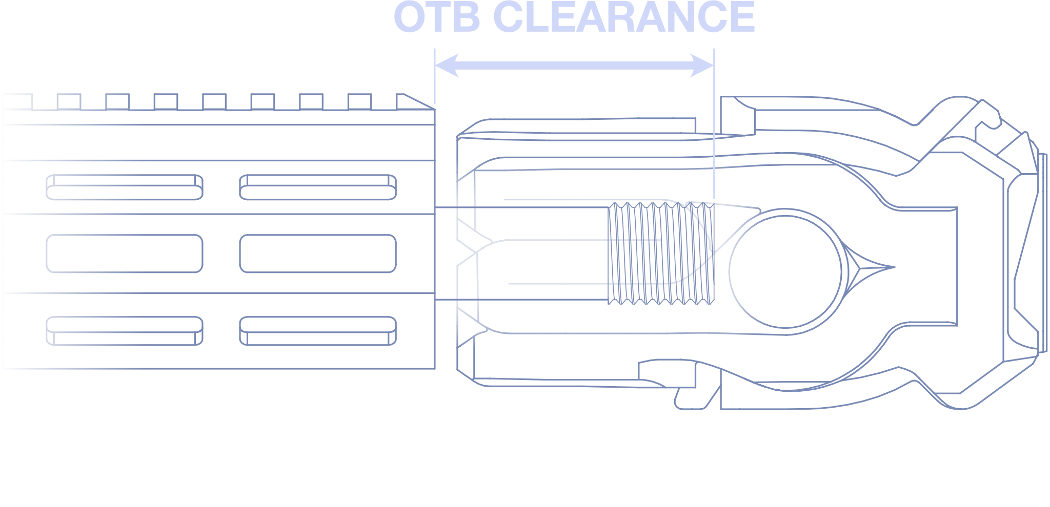 Shoulder OTB Clearance Side View