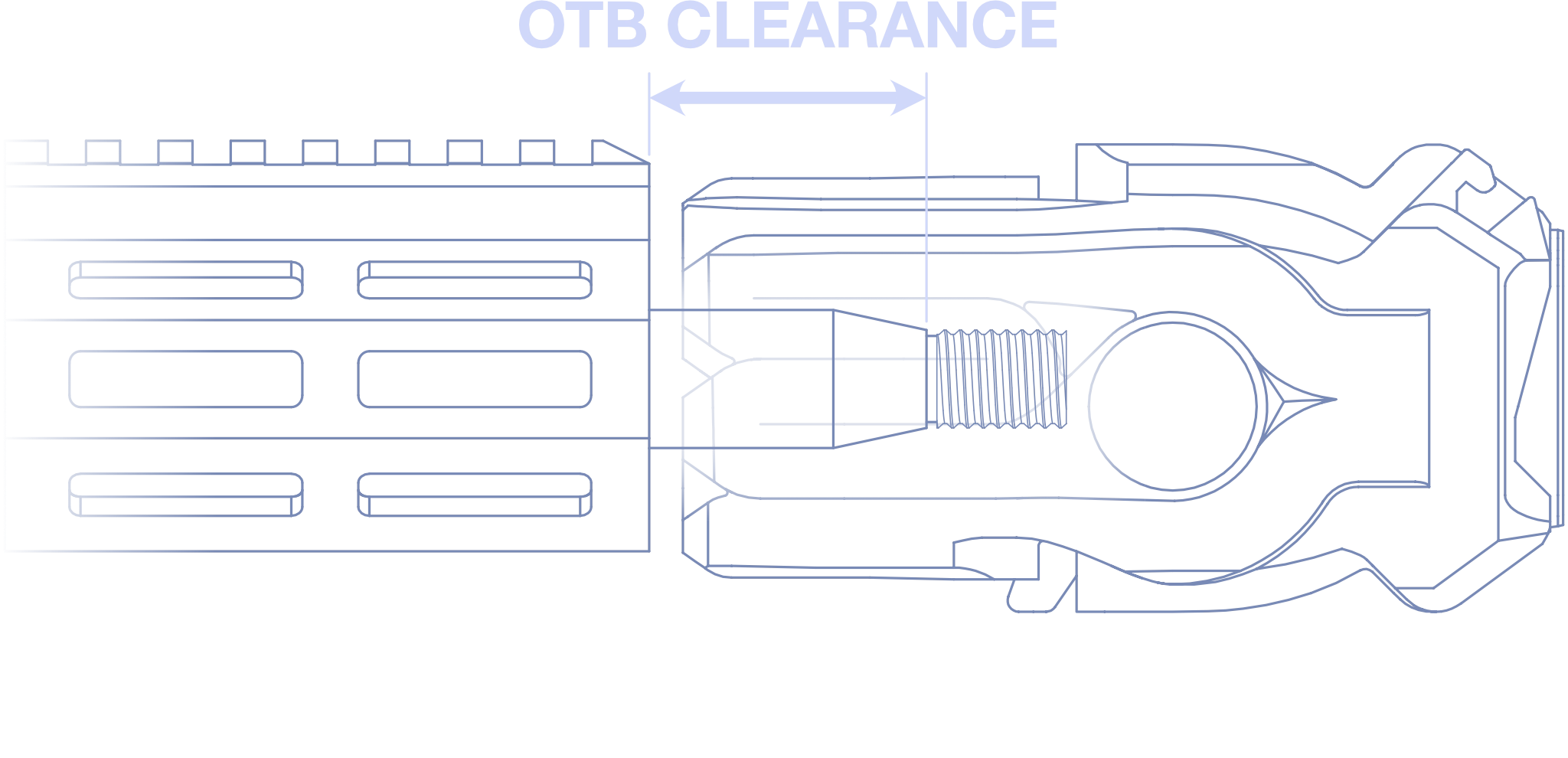 Shoulder OTB Clearance Side View